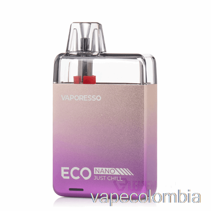 Kit Completo De Vapeo Vaporesso Eco Nano Pod System Violeta Brillante
